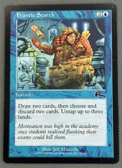 Frantic Search – Urza's Legacy, NM [Magic MTG] - Image 1