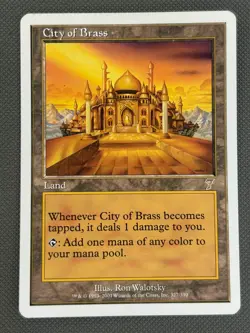 MTG 7th Edition City of Brass (NM) - Image 2