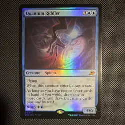 Wizards of the Coast Quantum Riddler Edge of Eternities Holo Blue 0072 2025 Eng - Image 1