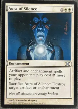 Aura of Silence Tenth edition 2014 Promo/Uncommon #36030 - Image 1