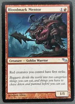 1x Bloodmark Mentor - LP English MTG -Shadowmoor - Image 1