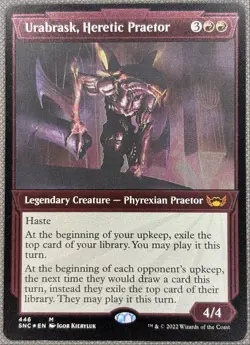 Urabrask, Heretic Praetor FOIL NM Streets of New Capenna 2022 Expansion/Mythic - Image 1