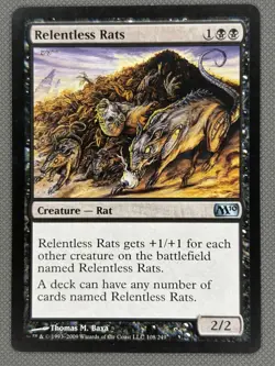 Relentless Rats Magic CORE SET 2010 NM MTG - Image 2