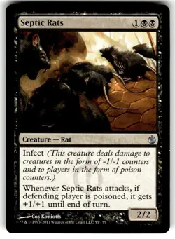 Septic Rats Mirrodin Besieged Regular MTG - Image 1