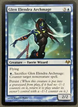 MTG Glen Elendra Archmage - 22 / English / LP-NM - Image 1