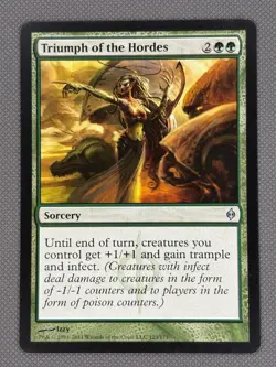 1x Triumph of the Hordes - New Phyrexia - Near Mint MTG - Image 2