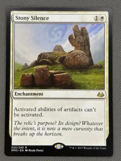 Stony Silence Modern Masters 2017 Rare NM Magic: The Gathering - Image 2