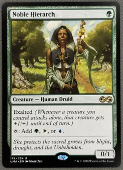 MTG Noble Hierarch NM Ultimate Masters 174/254 Magic The Gathering - Image 1