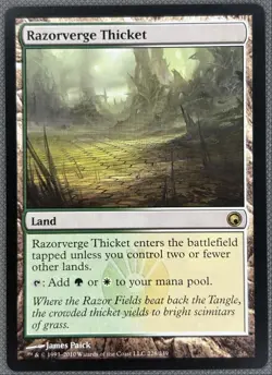 Razorverge Thicket Scars of Mirrodin 2010 Expansion/Rare #228 - Image 1
