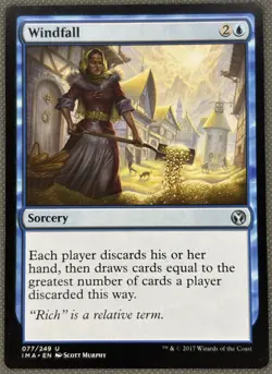 1x Windfall - Iconic Masters - Near Mint NM - Image 1