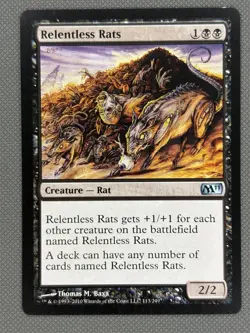 Relentless Rats Magic 2011 NM MTG - Image 2