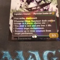 MTG Glissa Sunslayer (Showcase) (Step-and-Compleat Foil) | Phyrexia: ONE NM - Image 5