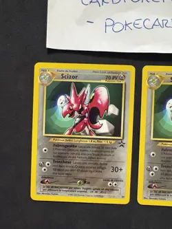 Pokemon Card X2 Scizor 33- Ita-no Holo-Black Star Wizard-Nm/mint! - Image 2