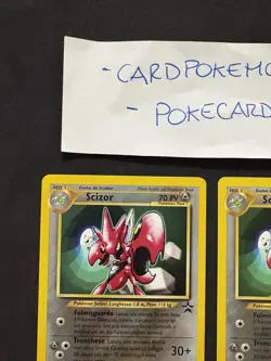 Pokemon Card X2 Scizor 33- Ita-no Holo-Black Star Wizard-Nm/mint! - Image 3