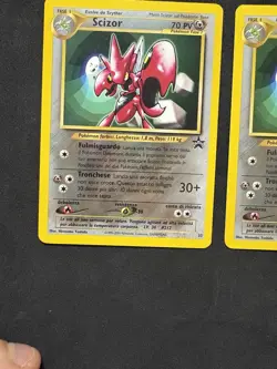 Pokemon Card X2 Scizor 33- Ita-no Holo-Black Star Wizard-Nm/mint! - Image 4