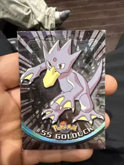 Golduck #55 Textured Holo Foil 1999 Topps Pokemon TV Animation Edition Lp - Image 1