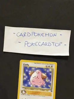 Pokemon card Cleffa 31-promo-black Star Wizard -Eng-No Holo-nm/mint! - Image 2