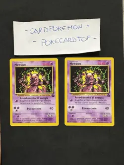 Pokemon Card X2 Mewtwo 14-Black Star Promo-Ita-black Star Wizard-No Holo-Nm/mint - Image 1