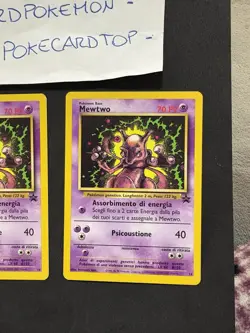Pokemon Card X2 Mewtwo 14-Black Star Promo-Ita-black Star Wizard-No Holo-Nm/mint - Image 5