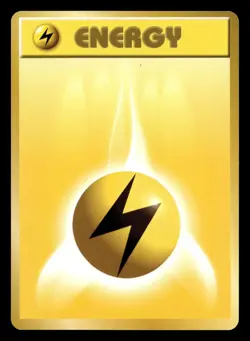 Lightning Energy Base Set Pokemon Japanese NM - Image 1