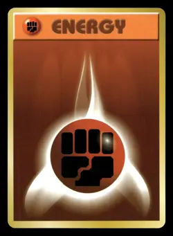 Fighting Energy Base Set Pokemon Japanese NM - Image 1
