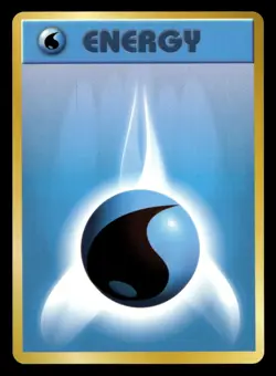 Water Energy Base Set Pokemon Japanese NM - Image 1