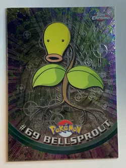 2000 Topps Chrome Pokemon Series 1 #69 Bellsprout (B) FREE Combined Shipping - Image 1