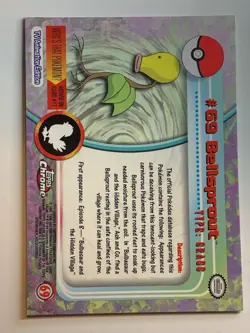 2000 Topps Chrome Pokemon Series 1 #69 Bellsprout (B) FREE Combined Shipping - Image 2