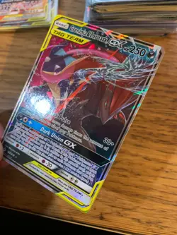Greninja & Zoroark GX (107/214) Unbroken Bonds Tag Team Holo Rare Pokemon Card! - Image 4