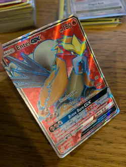 LP! Entei GX (71/73) Shining Legends Full Art Ultra Rare Pokemon Card! - Image 5