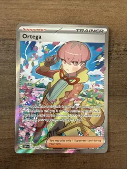 ORTEGA 219/197 OBSIDIAN FLAMES OBF EN FULL ART ULTRA RARE Pokemon - Image 1