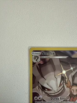 Pokemon TCG Steelix Sun & Moon - Cosmic Eclipse 247/236 Holo SR NM Portugies. - Image 2