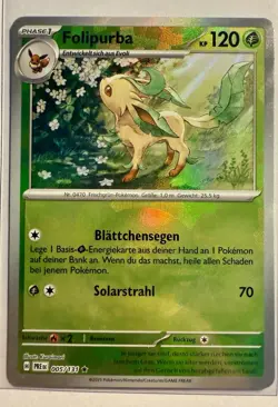 Pokemon 005/131 Folipurba Prismatische Entwicklungen Pokeball Ex Deutsch NM - Image 1