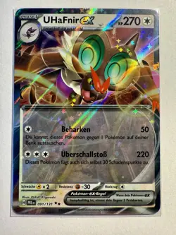 Pokemon UHaFnir EX 091/131 Prismatische Entwicklungen Deutsch Near Mint - Image 1