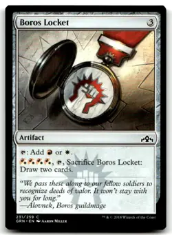 MTG Boros Locket C Guilds of Ravnica 231 LP - Image 1