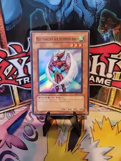 Yu-Gi-Oh! Neo-Spacian Air Hummingbird Super Rare STON-EN004 1st Edition NM - Image 1