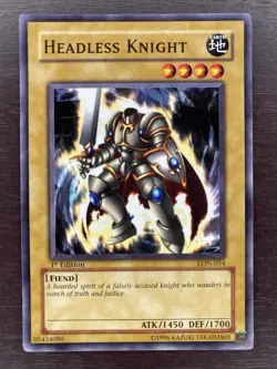 Yu-Gi-Oh! Headless Knight LON-054 1st Edition Rare Near Mint/ Mint - Image 2