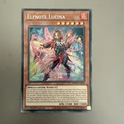 Elfnote Lucina BPRO-EN010 Secret Rare 1st Edition Near Mint Yu-Gi-Oh! - Image 1