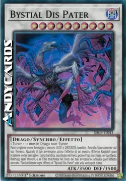 BYSTIAL DIS PATER • Super R • RA05 IT041 • 1Ed • Yugioh! • ANDYCARDS - Image 1