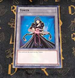 YUGIOH Zane Truesdale Token (TKN4-EN016) Yu-Gi-Oh Day Token Super Rare Near Mint - Image 1