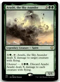 MTG Arashi, the Sky Asunder R Commander 2021 185 LP - Image 1