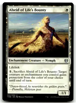 MTG Alseid of Life's Bounty U Theros Beyond Death 1 LP - Image 1
