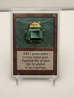 Mox Emerald Heavy Play, Edition Unlimited MTG Magic - Image 1