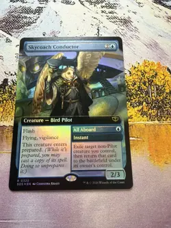 Skycoach Conductor - Foil - Extended Art Secrets of Strixhaven MTG - Image 1