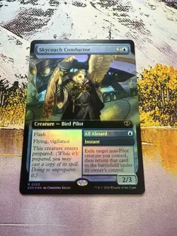 Skycoach Conductor - Foil - Extended Art Secrets of Strixhaven MTG - Image 2