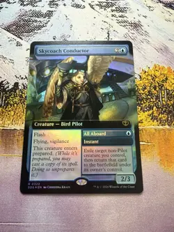 Skycoach Conductor - Foil - Extended Art Secrets of Strixhaven MTG - Image 3
