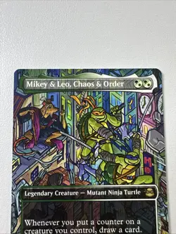 Mikey & Leo, Chaos & Order (Borderless) Teenage Mutant Ninja Turtles Regular - Image 3