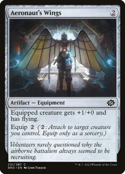 Aeronaut's Wings | #231 | BRO | MTG | Regular | LP - Image 1