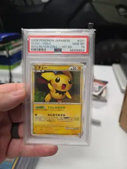 Pichu Pokemon 2009 Holo L1 Soulsilver Collection 1st ED Japanese 031/070 PSA 10 - Image 1