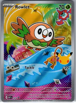 Rowlet - 043 - ME: Mega Evolution Promo (MEP) Near Mint Card Pokemon - Image 1